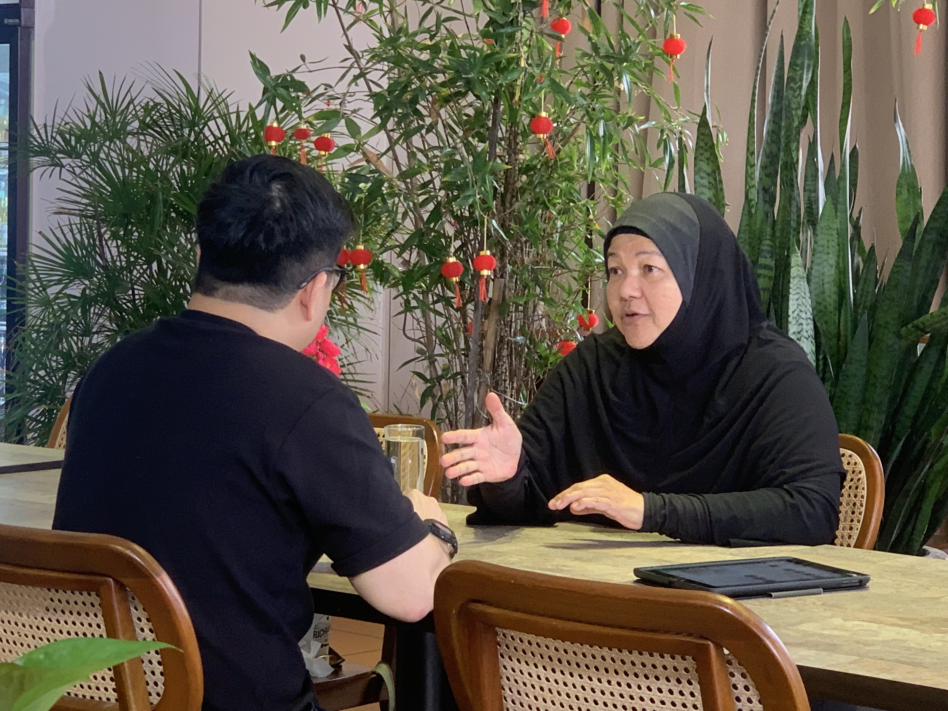 Wawancara permulaan -  perkongsian pengalaman sepanjang temu bual.
